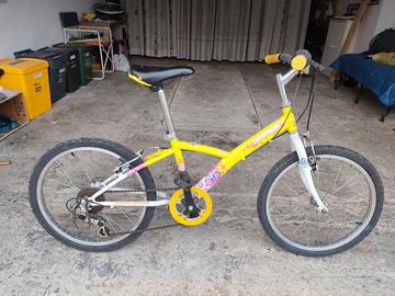 Mountain bike ragazza ruote 20 pollici