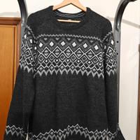 Maglione uomo Celio grigio fantasia – taglia M