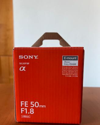 Obiettivo SONY 50mm F1.8 E-mount (SEL50F18F)
