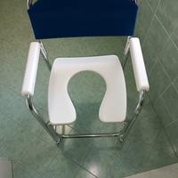 sedia a rotelle per wc