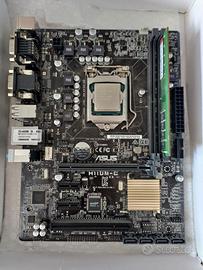 mobo  Asus H110M-C +. CPU + RAM +  accessori