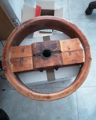 VINTAGE PULEGGIA IN LEGNO