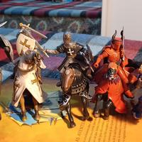 Cavalieri medievali Schleich con cavallo