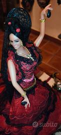 Bambola ballerina di flamenco vintage spagnola Mar