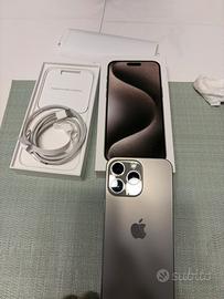 iPhone 15 pro Max 256Gb Titanio Naturale