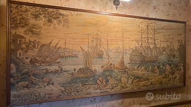 Arazzo vintage di grandi dimensioni