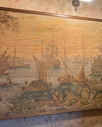 Arazzo vintage di grandi dimensioni