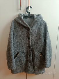 Cappotto oversize con cappuccio