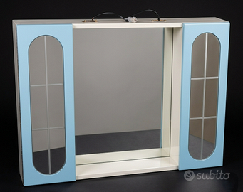 Mobile bagno NUOVO con specchio e 2 vani con ante