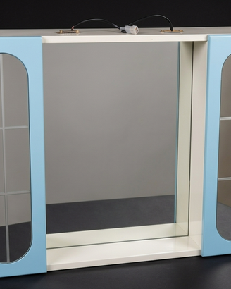 Mobile bagno NUOVO con specchio e 2 vani con ante