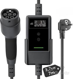 Caricabatteria Auto Elettrica Tipo 2 Schuko 3,7kW