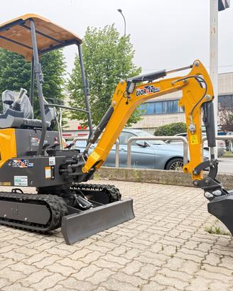 MINIESCAVATORE GIOR 12 PRO.5 II SERIE - CARRO ALLA