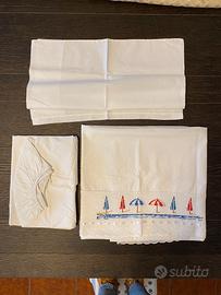 Set lettino a punto croce