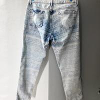 Jeans Zara lavaggio chiaro fantasia etnica donna