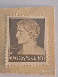 francobollo raro Poste italiane Augustus L. 10