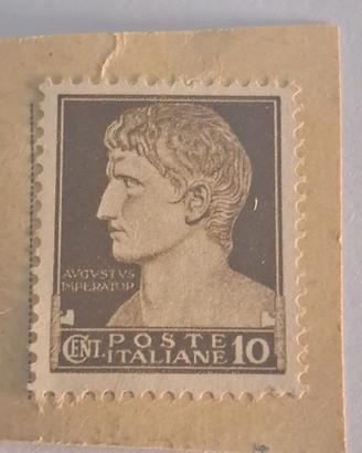 francobollo raro Poste italiane Augustus L. 10