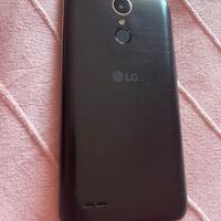 Lg k10 del 2017 nero con scatolo e cover