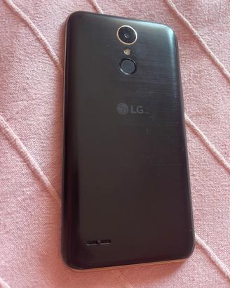 Lg k10 del 2017 nero con scatolo e cover