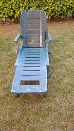 Sdraio da giardino pieghevole 