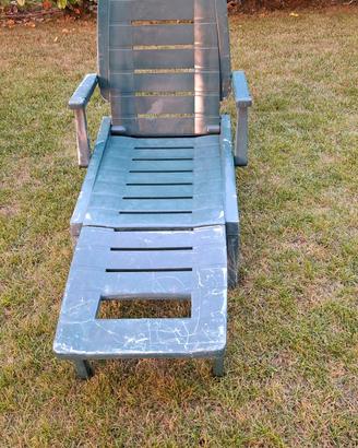 Sdraio da giardino pieghevole 