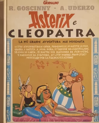 Libro a fumetti Asterix e Cleopatra