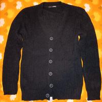 Cardigan Uomo-LIVE 978-Nero Misto Lana 