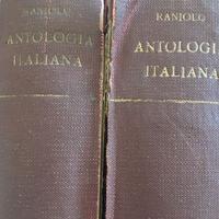 RANIOLO antologia italiana editore Sansoni