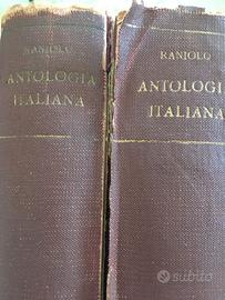 RANIOLO antologia italiana editore Sansoni
