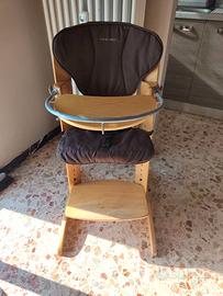 SEDIA EVOLUTIVA BEBE' CONFORT CON VASSOIO E RIPIAN