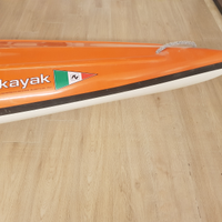 Kayak RESINVETRO 420 cm con pagaia AZZALI in legno