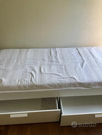 LETTO+Materasso Ikea BRIMNES