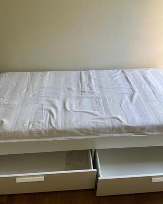 LETTO+Materasso Ikea BRIMNES