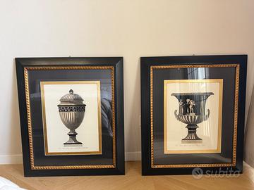 Stampe quadri di vasi antichi