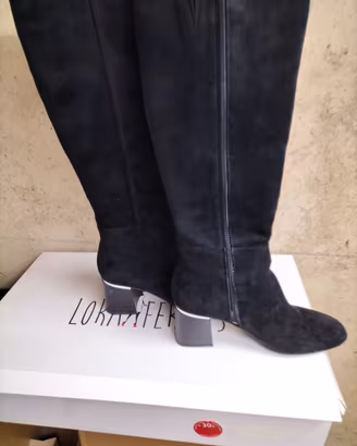 Stivali donna camoscio