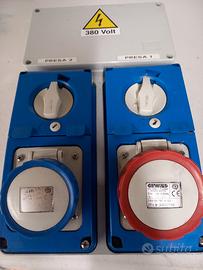 batteria prese gewiss 220/ 380v