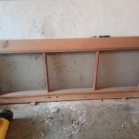 Porta in legno con zanzariera