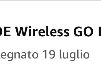 Rode wireless GO II TX trasmettitore