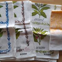 Strofinacci vintage lino e cotone