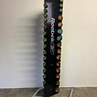 Set manubri palestra + rastrelliera REEBOK
