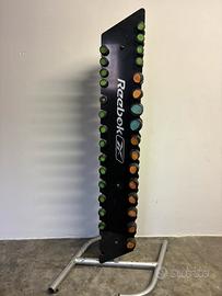 Set manubri palestra + rastrelliera REEBOK