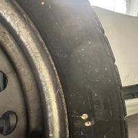 Gomme invernali su cerchi in ferro per honda civic