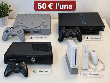Console originali ps1 ps2 Nintendo Wii xbox360 