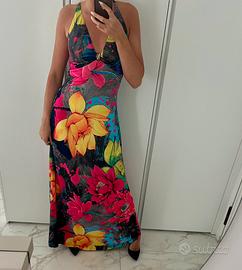 Vestito lungo a fiori