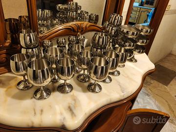 Set Bicchieri acciaio