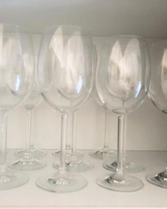 Bicchieri a calice acqua e vino