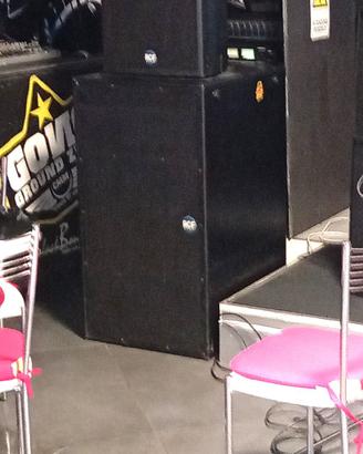 2 SUBWOOFER RCF -S 2028 - 2x18" cad 2x 2000 watt