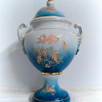 Elegante Vaso Coppa epoca Porcellana Pâte Limoges