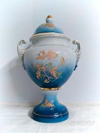 Elegante Vaso Coppa epoca Porcellana Pâte Limoges
