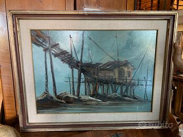 Quadro “IL TRABACCO” di Aurelio Barbalonga