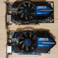 2 schede grafiche  Sapphire Radeon HD 5770 Vapor-X